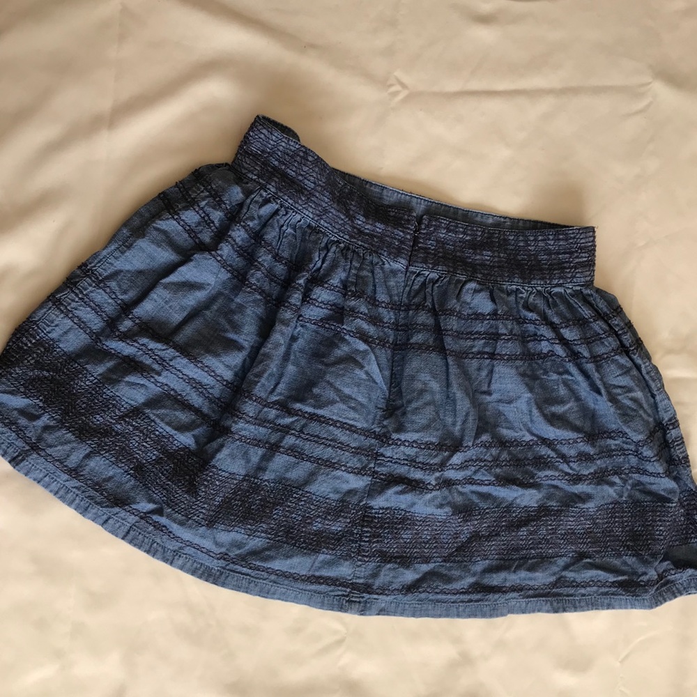 Blue skirt